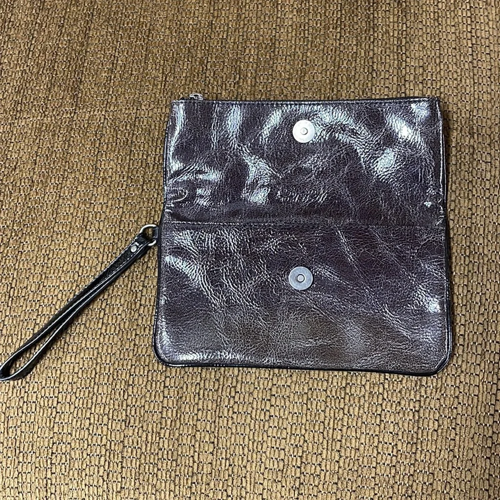 Simply Vera Vera Wang Faux Leather Wristlet Clutch Purse